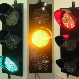 Đèn tín hiệu giao thông D300 3 màu – Xanh, Vàng, Đỏ
