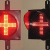 Đèn tín hiệu giao thông chữ thập D200 màu đỏ